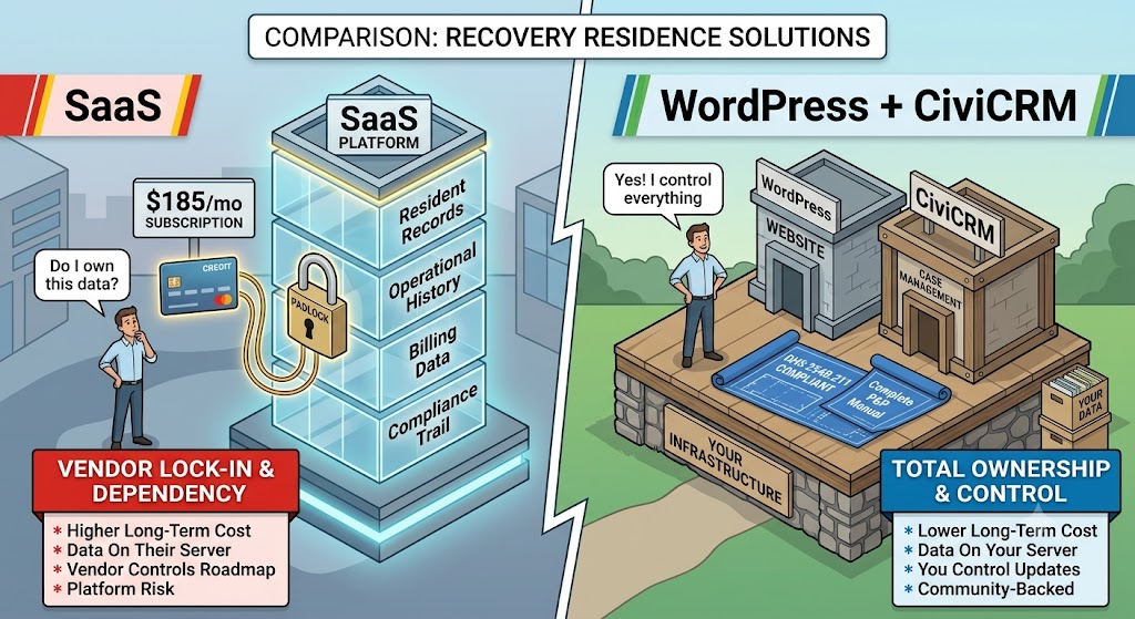 SaaS vs. Open Source: What Minnesota Recovery Residence Operators Actually Need in 2027